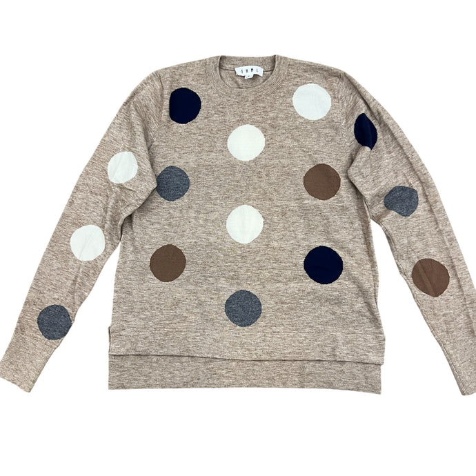 THML Polka Dot Pullover Knit Sweater Size Small