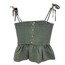 Load image into Gallery viewer, Entro 100% Cotton Smocked Spaghetti Strap Top Size Mediu
