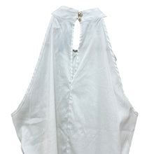 Load image into Gallery viewer, White Ruffle Collar Sleeveless Top Size Small
