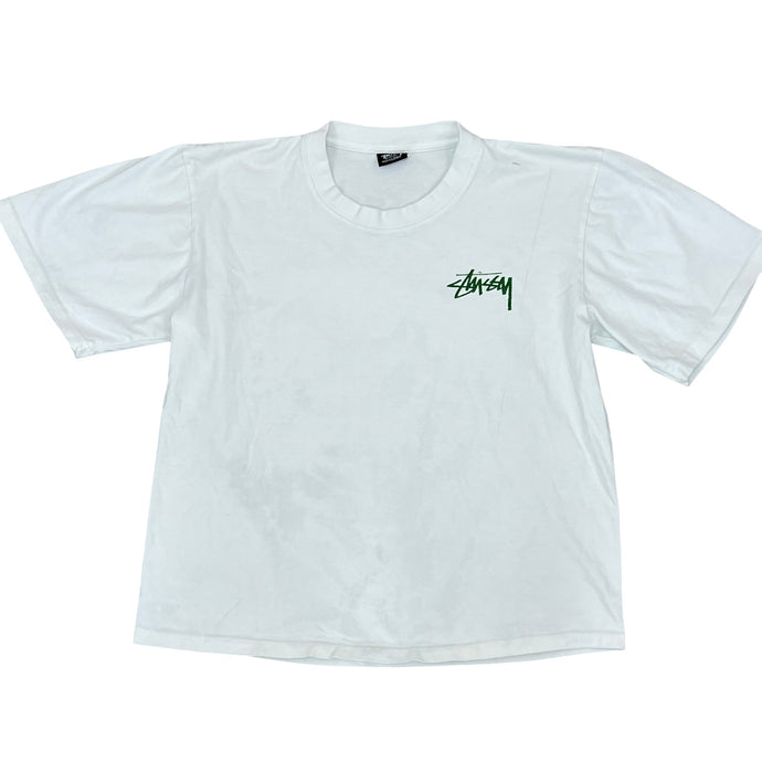 VTG Stussy Graphic Tiki Tee Shirt Size Medium