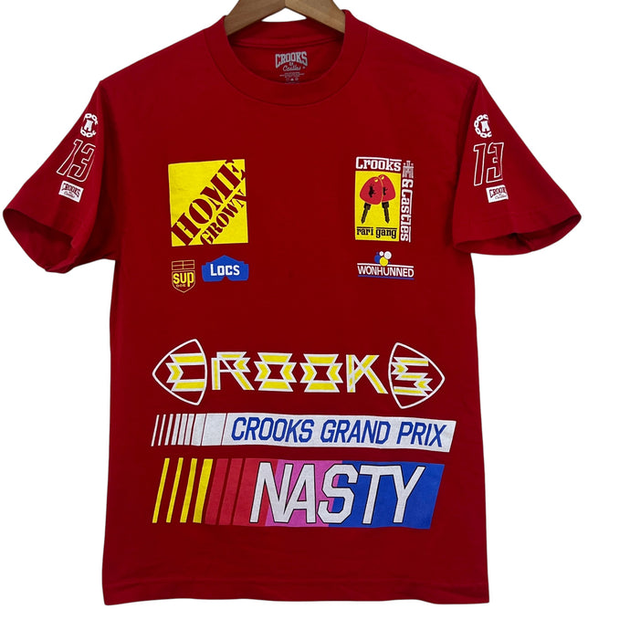 Red Streetwear Logo Graphic Tee Size Small