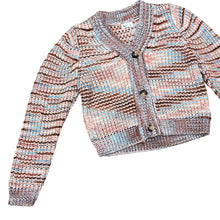 Load image into Gallery viewer, Chunky Cropped Cardigan Knit Sweater Size Small&nbsp;&nbsp;
