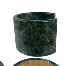 Load image into Gallery viewer, MCM Green Marble Coaster Set
