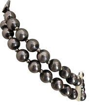 Load image into Gallery viewer, Vintage Silver Bead Tribal Collar Necklace
