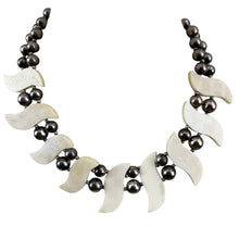 Load image into Gallery viewer, Vintage Silver Bead Tribal Collar Necklace
