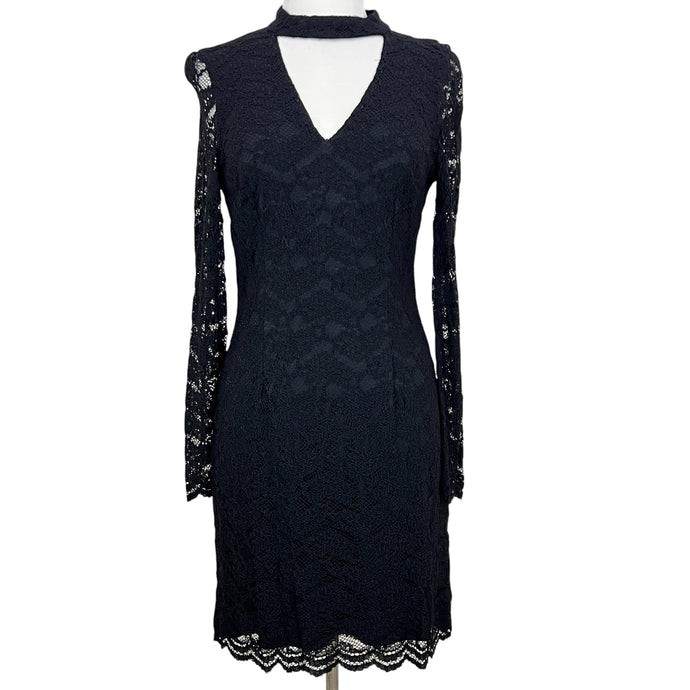 Karl Lagerfeld Lace Little Black Dress Size 6