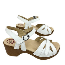 Load image into Gallery viewer, Dansko Women&#39;s Season Adjustable Sandal - White Size 37
