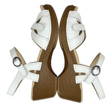 Load image into Gallery viewer, Dansko Women&#39;s Season Adjustable Sandal - White Size 37
