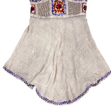 Load image into Gallery viewer, Sleeveless Embroidered Patchwork Dress Size S/M
