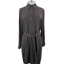 Load image into Gallery viewer, 90s Banana Republic Brown Shirt Dress Size 8
