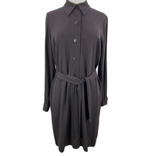 Load image into Gallery viewer, 90s Banana Republic Brown Shirt Dress Size 8
