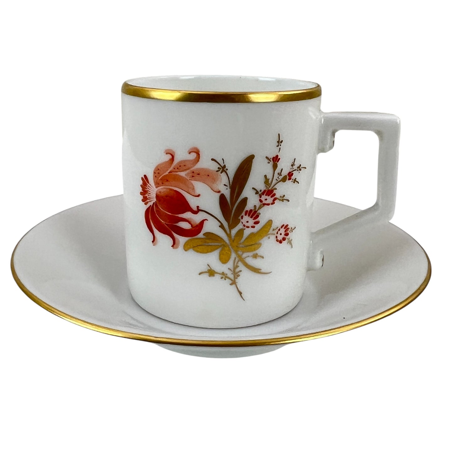 Höchst Floral Espresso Cup & Saucer