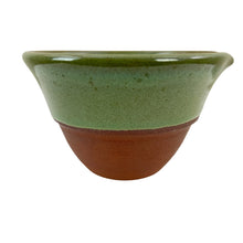 Load image into Gallery viewer, Vintage Swirl Pottery Matcha Bowl with Spout Signed
