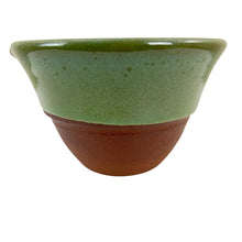 Load image into Gallery viewer, Vintage Swirl Pottery Matcha Bowl with Spout Signed

