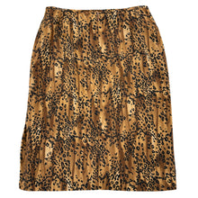 Load image into Gallery viewer, VTG  90s Animal Print Skirt Size M/L

