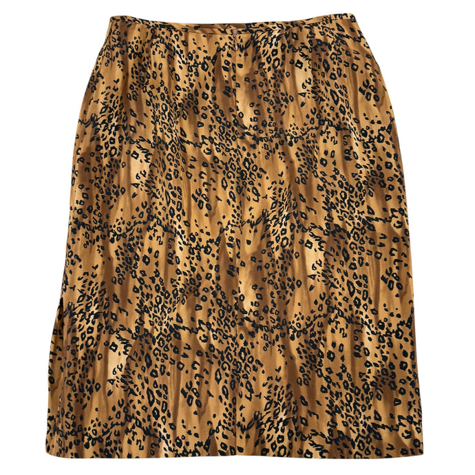 VTG  90s Animal Print Skirt Size M/L