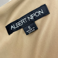 Load image into Gallery viewer, Albert Nipon Camel Jacket and Belted Sweath Dress Size 6
