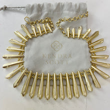 Load image into Gallery viewer, Kendra Scott Jill Fringe Necklace In Gold Tone 20&quot; 
