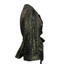 Load image into Gallery viewer, Alex Evenings Gold Bronze Lame Wrap Blouse Top Size 3X
