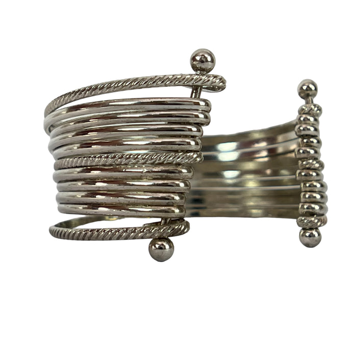 Vintage 925 Silver Bangles Bracelet