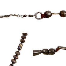 Load image into Gallery viewer, Vintage Native American Oxidized Bead Necklace 24&quot;
