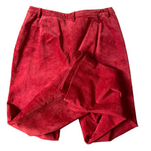 Load image into Gallery viewer, Womens Vintage Red Suede Pants Size 10
