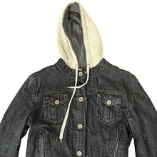 Load image into Gallery viewer, Speed and Strength Protective Denim Motorcycle Jacket Size Medium
