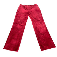 Load image into Gallery viewer, Womens Vintage Red Suede Pants Size 10
