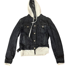Load image into Gallery viewer, Women&#39;s Speed and Strength Protective Denim Motorcycle Jacket with Removable Armour. Size Medium. 
