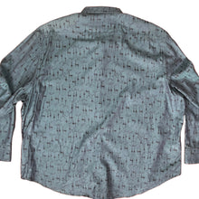 Load image into Gallery viewer, Robert Graham Teal DOE A DEER Christmas Button up Dress Shirt 4XL
