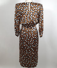 Load image into Gallery viewer, Vintage Nieman Marcus Polka Dot Women&#39;s Dress Pockets 100% Silk Size 10
