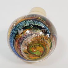 Load image into Gallery viewer, Art Glass Wine Stopper 2.5&quot; long x 1.5&quot; at widest.
