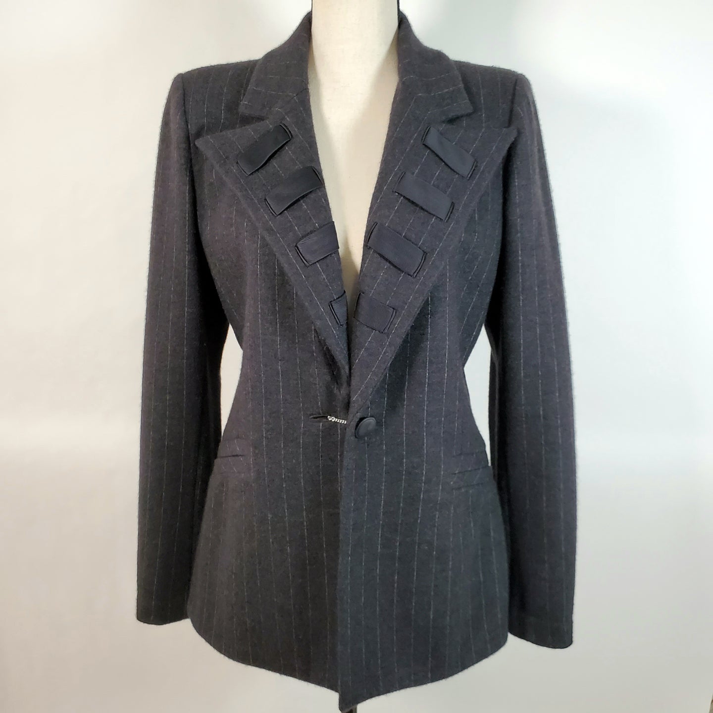 Vintage 90's Giorgio Armani Wool Blazer Made in Italy Sz 14