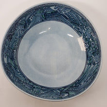 Load image into Gallery viewer, MCM Felix Tissot Fantasia Large Blue Salad Serving Bowl
