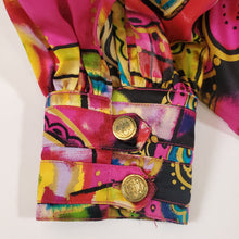 Load image into Gallery viewer, Starington Silk Blouse w Gold Buttons Size 8
