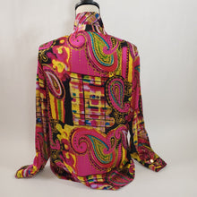 Load image into Gallery viewer, Starington Silk Blouse w Gold Buttons Size 8
