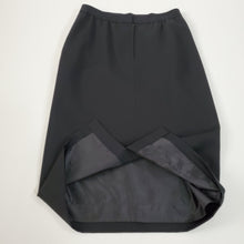 Load image into Gallery viewer, Vintage 70&#39;s 2 Piece Women Black Skirt Set by Ernst Strauss Size 12
