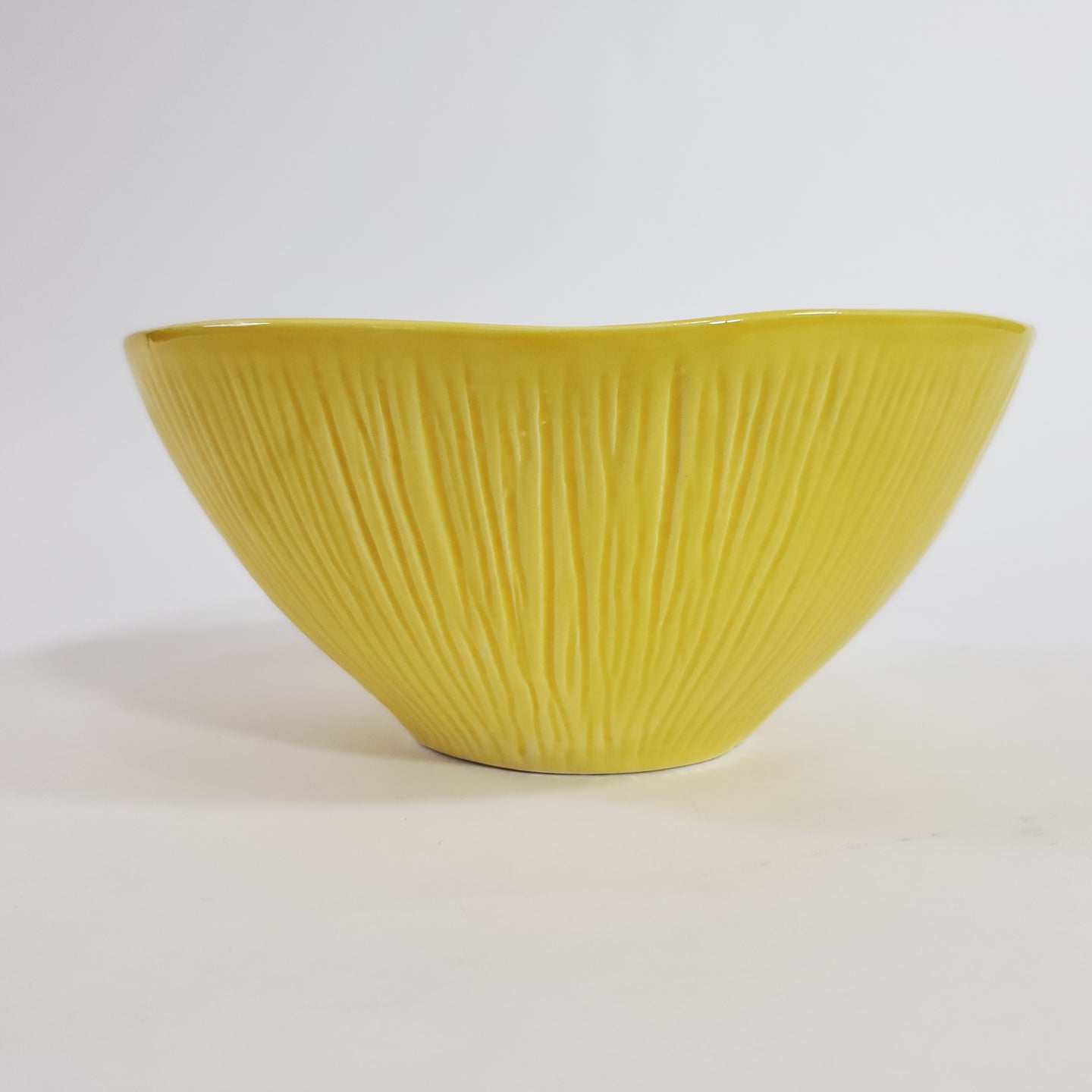 Ceramic Yellow Bowl Made in Italy - W 7