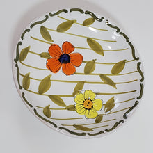 Load image into Gallery viewer, Handpainted Ceramic Bowl Made in Italy - Floral Pattern 9.5&quot; Wide
