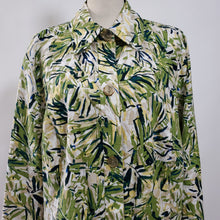 Load image into Gallery viewer, Dana Buchman Shacket 100% Linen Long Sleeve Shirt Jacket - Size 18

