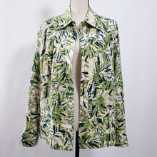 Load image into Gallery viewer, Dana Buchman Shacket 100% Linen Long Sleeve Shirt Jacket - Size 18
