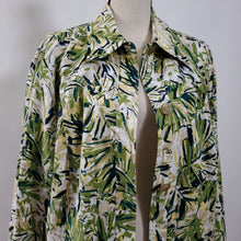 Load image into Gallery viewer, Dana Buchman Shacket 100% Linen Long Sleeve Shirt Jacket - Size 18
