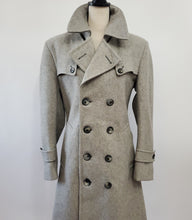 Load image into Gallery viewer, Vintage Double Breasted Wool Coat Belted - Size Medium

