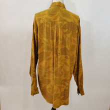 Load image into Gallery viewer, Vintage 90&#39;s Rayon Button-Up Shirt Long Sleeve Men&#39;s Size Medium
