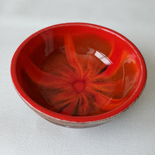 Load image into Gallery viewer, Mid Century California Pottery Glazed Dipping Bowl Orange Glazed
