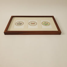 Load image into Gallery viewer, Pottery Barn 3 Picture Frame w Mat 11 x 18  Frame Tabletop or Wall
