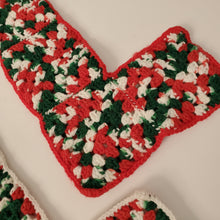 Load image into Gallery viewer, Vintage Crochet Christmas Stockings

