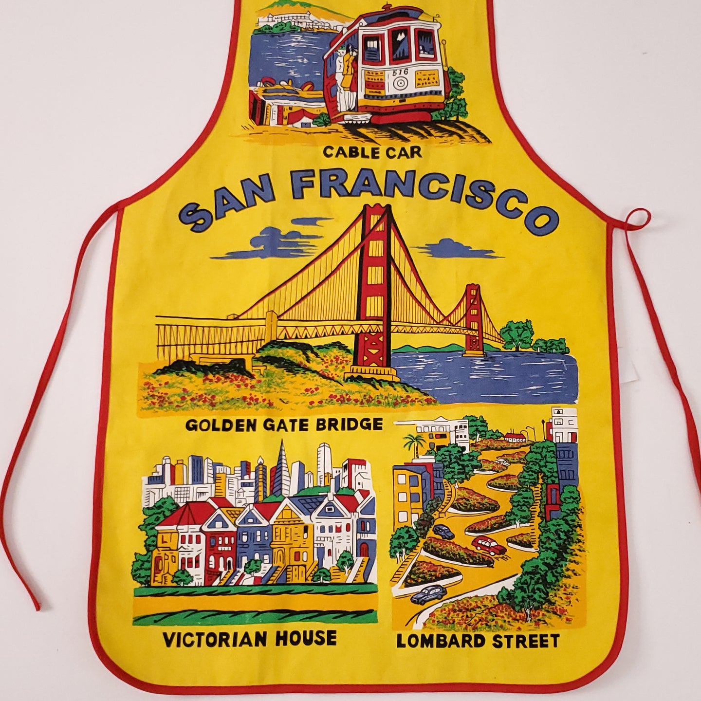 Vintage San Francisco Souvenir Canvas Apron