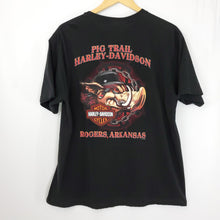 Load image into Gallery viewer, Harley Davidson Pig Trail Hog T Shirt XL American Legend Rogers Arkansas 2009
