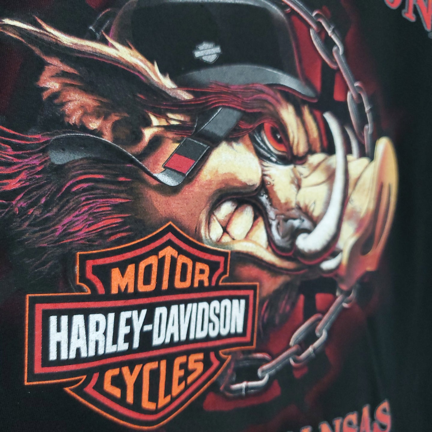 Harley Davidson Pig Trail Hog T Shirt XL American Legend Rogers Arkansas 2009